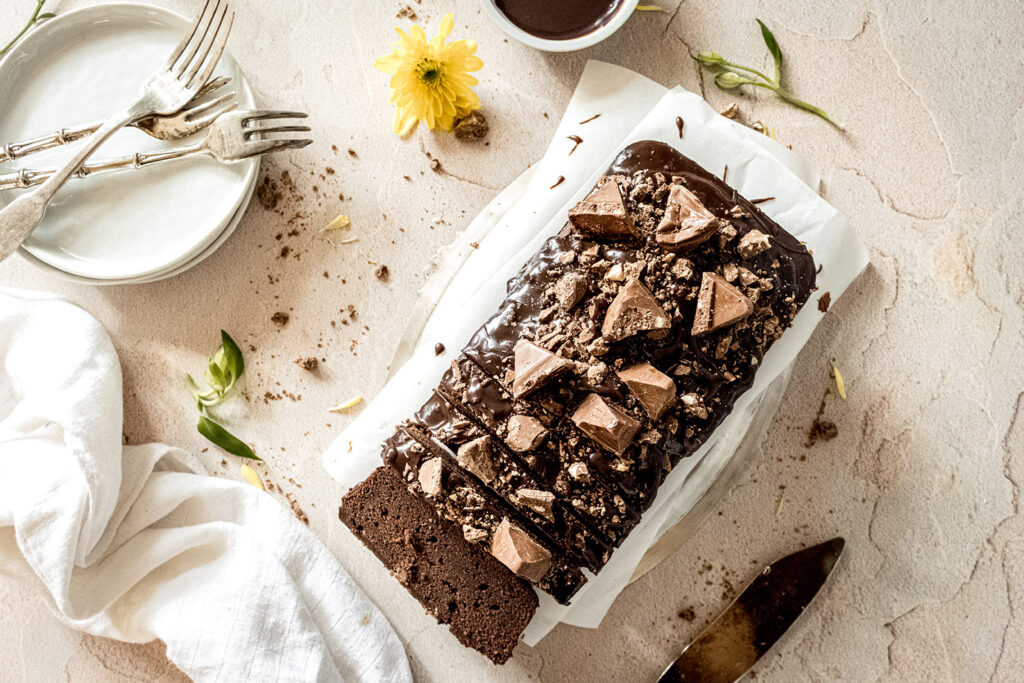 Bio Fudgy Dark Chocolate Toblerone Loaf